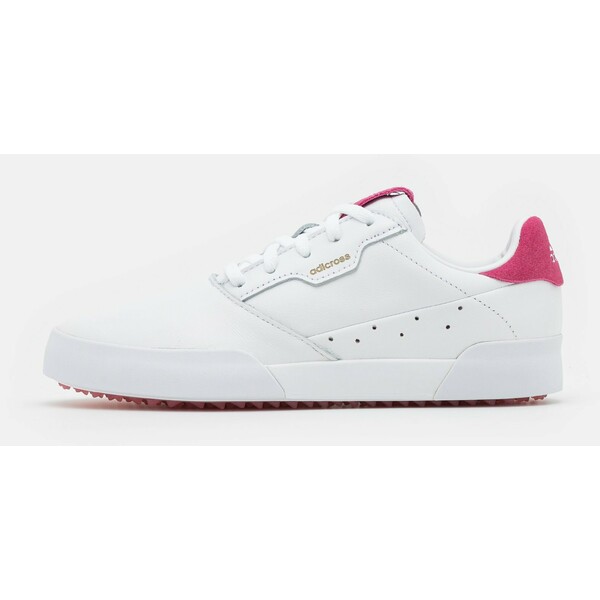 adidas Golf ADICROSS RETRO Obuwie do golfa footwear rwhite/wild pink TA441A02F