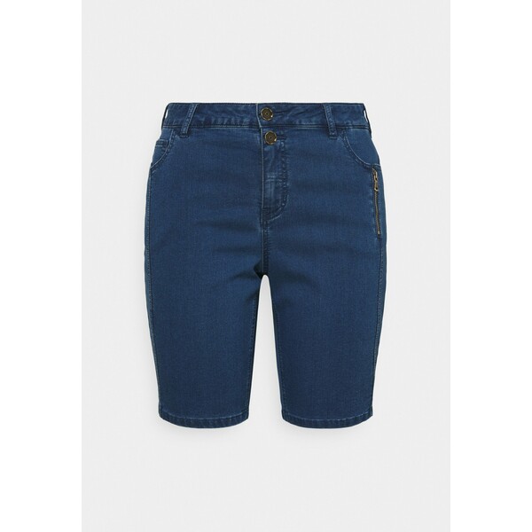Zizzi JABBEY Szorty jeansowe medium blue denim Z1721S03A