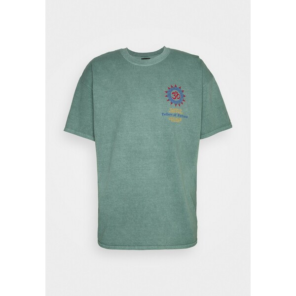 BDG Urban Outfitters FORTUNE TEE UNSEX T-shirt z nadrukiem green QX7210009-M11
