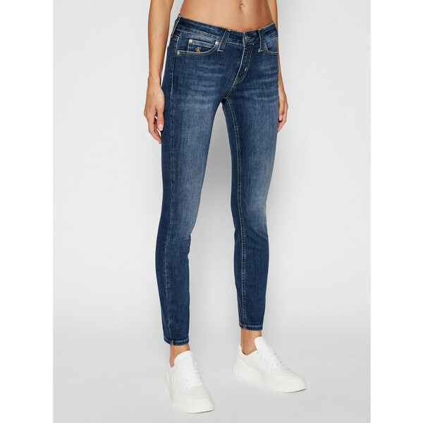 Calvin Klein Jeans Jeansy Skinny Fit Ckj 011 J20J214098 Granatowy Skinny Fit