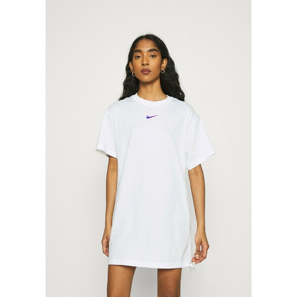 Nike Sportswear DRESS Sukienka z dżerseju white NI121C030