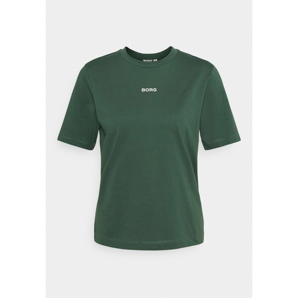 Björn Borg LOGO REGULAR T-shirt basic duck green BJ241D05R