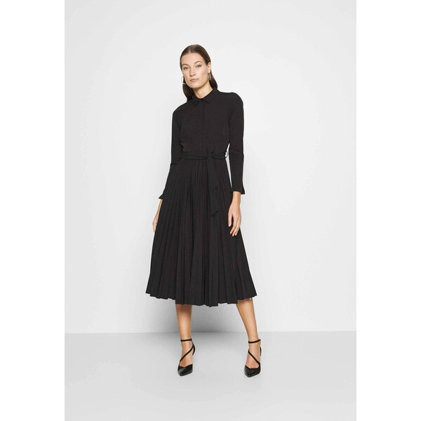 Closet PLEATED SHIRT DRESS Sukienka koszulowa black CL921C0QB