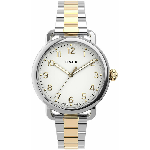 Timex Zegarek Standard TW2U13800 Złoty