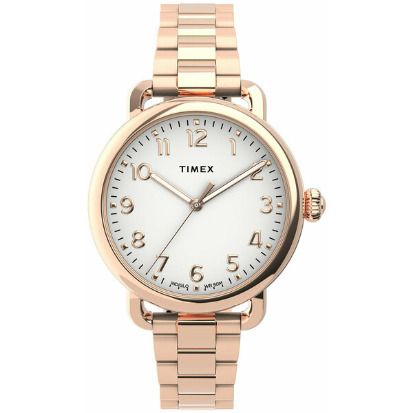 Timex Zegarek Standard TW2U14000 Różowy