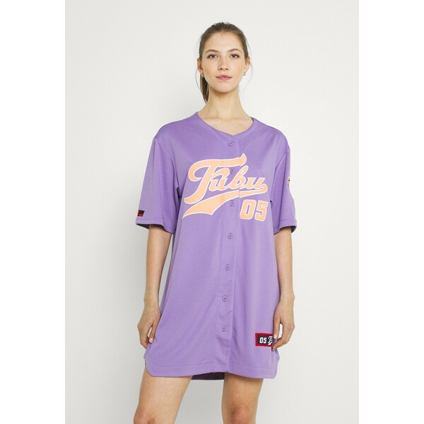 FUBU VARSITY BASEBALL DRESS Sukienka z dżerseju purple FU421C000
