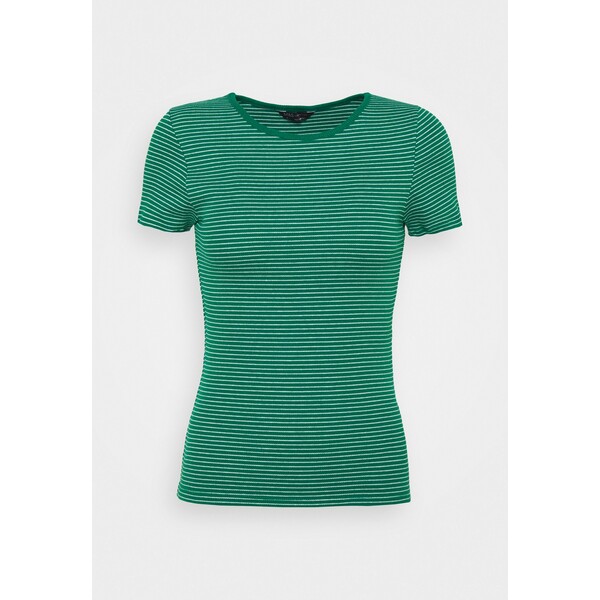 Marks & Spencer London FITTED T-shirt z nadrukiem green QM421D047