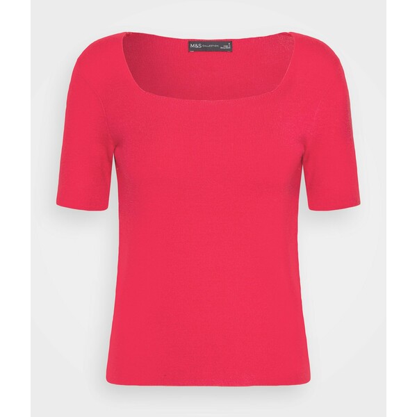 Marks & Spencer London SQUARE NECK T-shirt basic pink QM421I04N