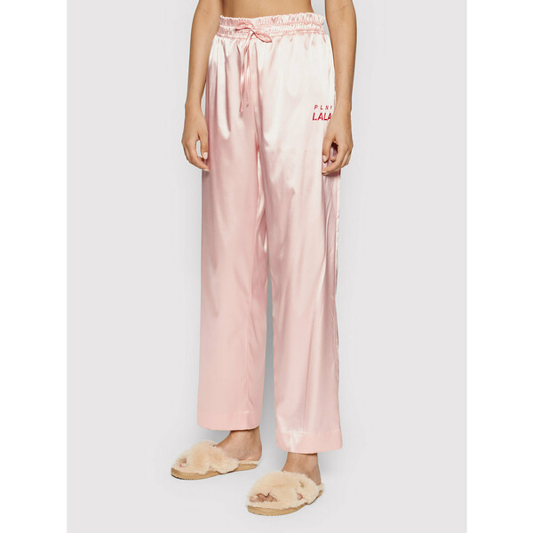 PLNY LALA Spodnie piżamowe Susan PL-SP-A2-00003 Różowy