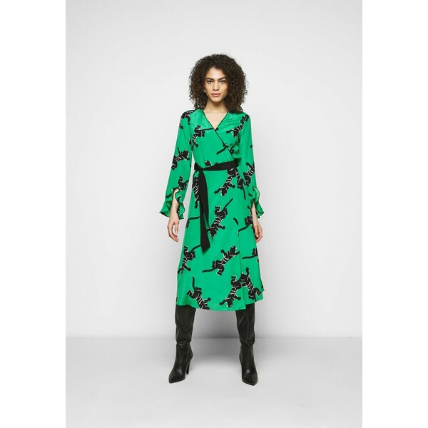 Diane von Furstenberg SERENA DRESS Sukienka letnia green DF221C07R