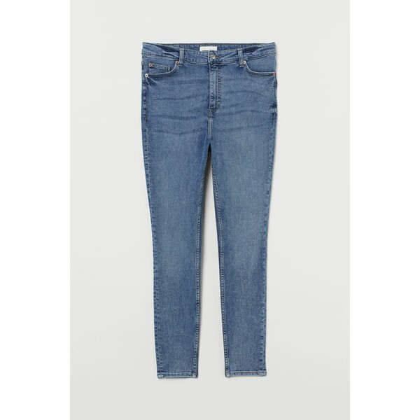 H&M H&M+ Skinny High Jeans - 0931769012 Niebieski denim
