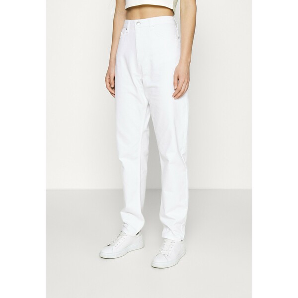 NA-KD LOOSE Jeansy Relaxed Fit white NAA21N02T