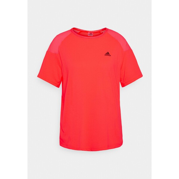 adidas Performance T-shirt z nadrukiem pink AD541D1JG