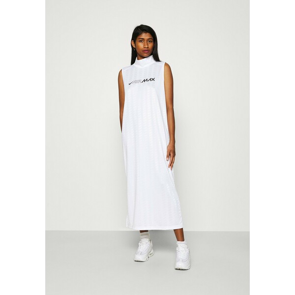 Nike Sportswear DRESS Długa sukienka white/white/black NI121C02H