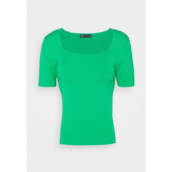 Marks & Spencer London SQUARE NECK T-shirt basic green QM421I04N