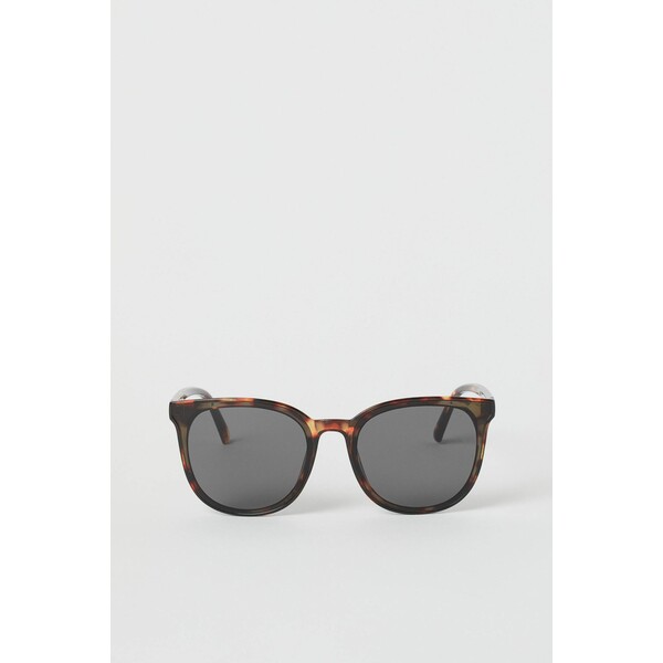 H&M Okulary przeciwsłoneczne 0916335002 Brązowy/Szylkretowy wzór