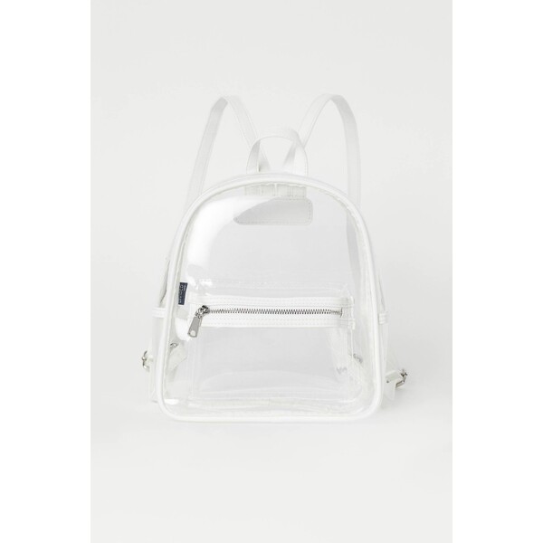 H&M Mały plecak 0682238003 Biały/Przezroczysty