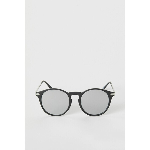 H&M Okulary przeciwsłoneczne 0511105002 Czarny/Srebrny