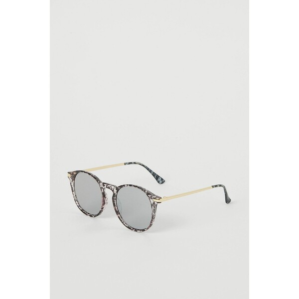 H&M Okulary przeciwsłoneczne 0511105002 Srebrzysty