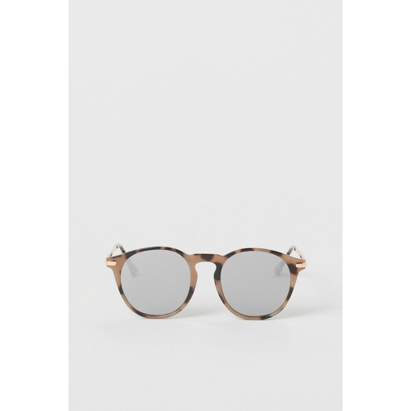 H&M Okulary przeciwsłoneczne 0511105001 Beżowy/Szylkretowy wzór