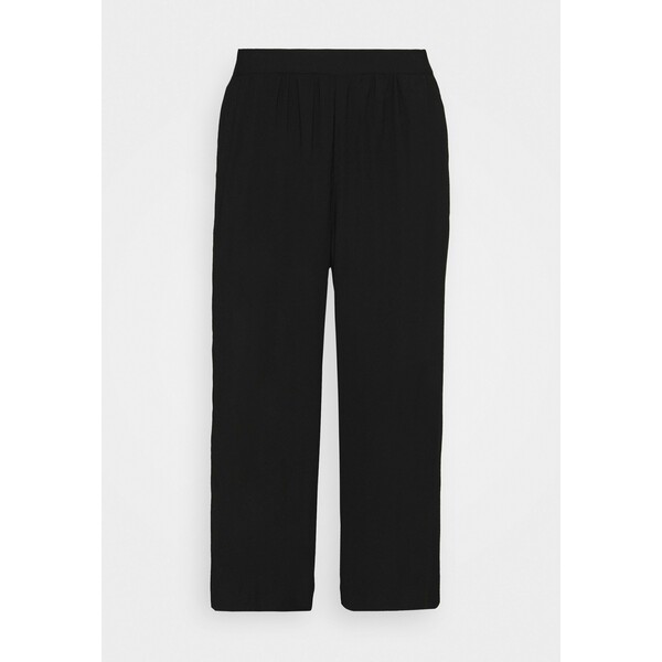 Even&Odd Curvy Spodnie materiałowe black EVB21A01B