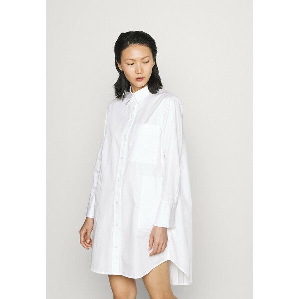 Club Monaco SHIRT DRESS Sukienka koszulowa white C0K21C06A