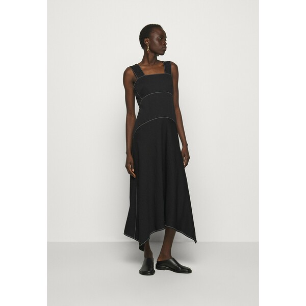 Proenza Schouler White Label RUMPLED DRESS Sukienka letnia black PQ421C011