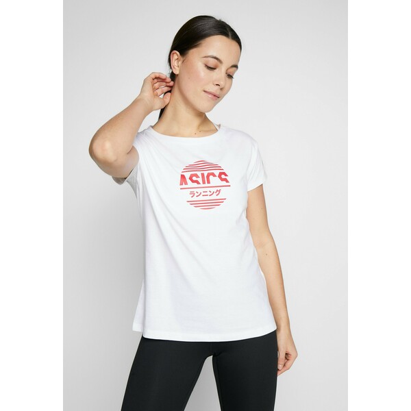 ASICS TOKYO GRAPHIC TEE T-shirt z nadrukiem brilliant white AS141D08C