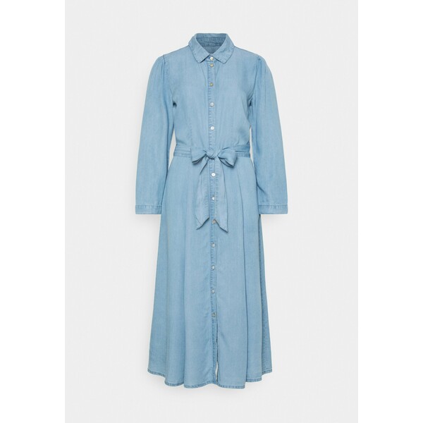 ONLY Tall ONLMARY LONG BELT DRESS TALL Sukienka jeansowa light blue denim OND21C04M