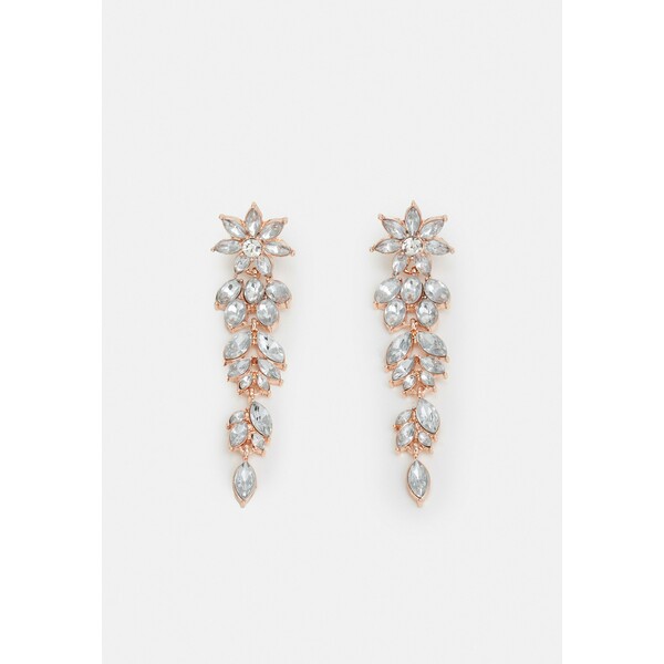 Pieces PCLAY EARRINGS Kolczyki rose gold-coloured/clear PE351L100