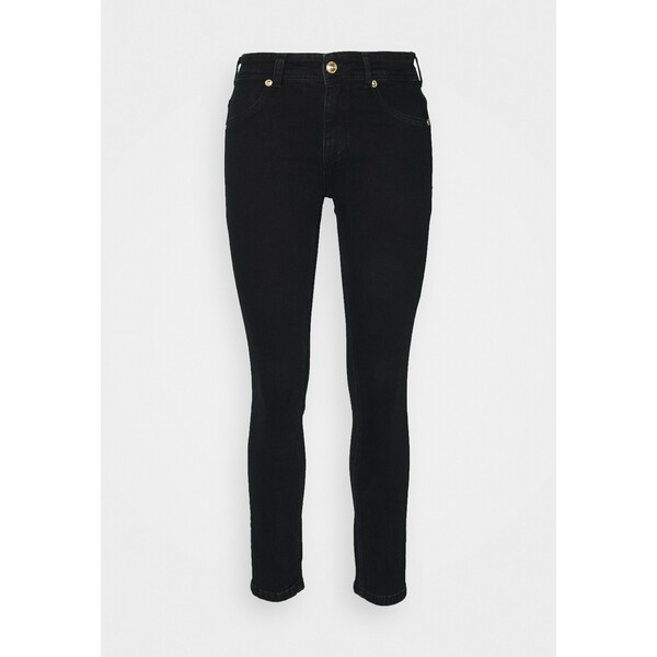 Versace Jeans Couture Jeansy Skinny Fit black denim VEI21N015