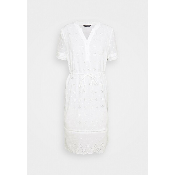 Marks & Spencer London BRODERIE Sukienka letnia white QM421C05A