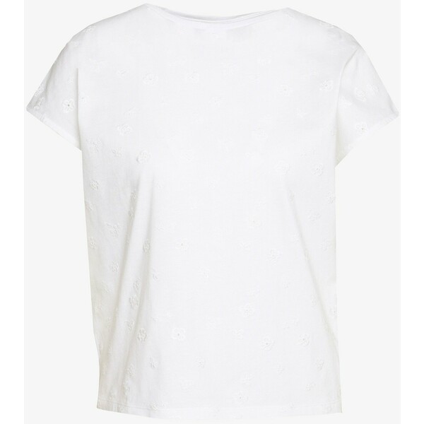 Opus SLUME T-shirt z nadrukiem white PC721D0B9