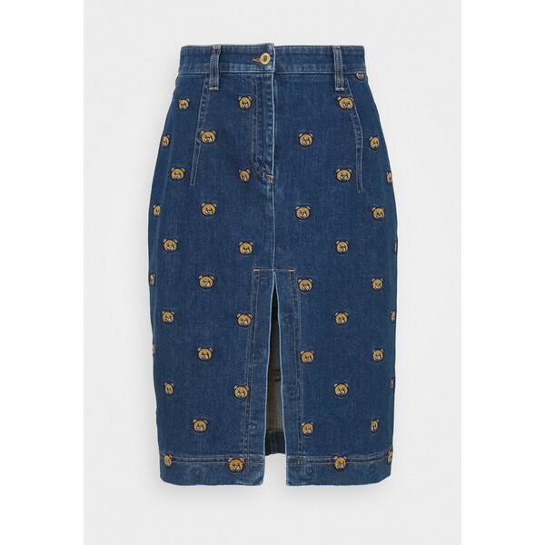 MOSCHINO SKIRT Spódnica jeansowa blue denim 6MO21B009