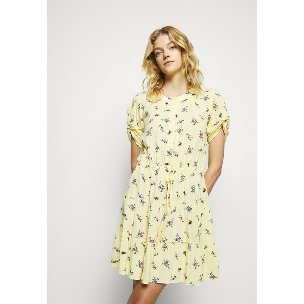Rebecca Minkoff ASTON DRESS Sukienka letnia yellow/multi RM621C023