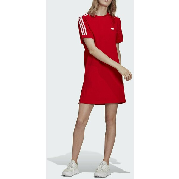 adidas Originals TEE DRESS Sukienka z dżerseju red AD121C06P
