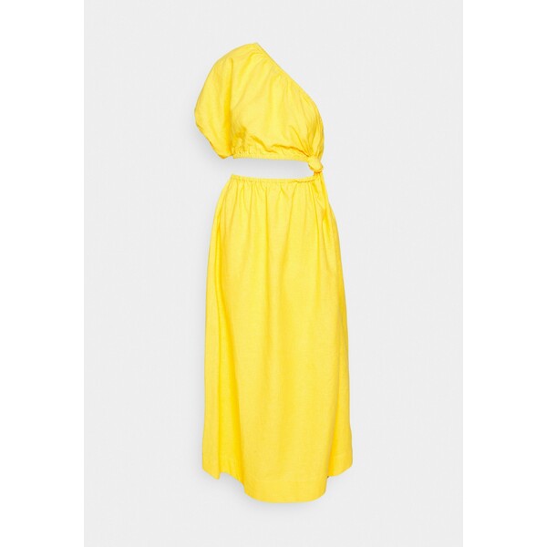 Farm Rio OPEN WAIST MIDI DRESS Sukienka letnia yellow F0I21C024