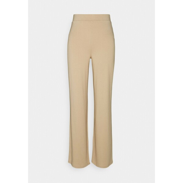 Nly by Nelly SOFT STRAIGHT PANTS Spodnie materiałowe beige NEG21A03F