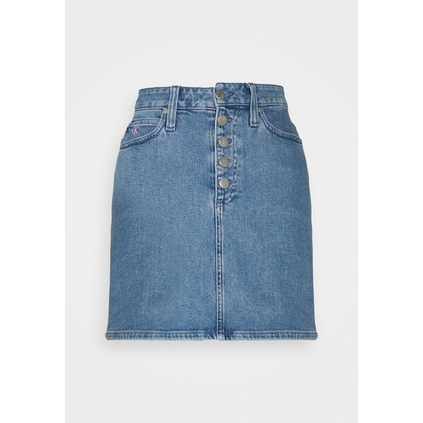Calvin Klein Jeans PRIDE SKIRT Spódnica mini denim medium C1821B04H