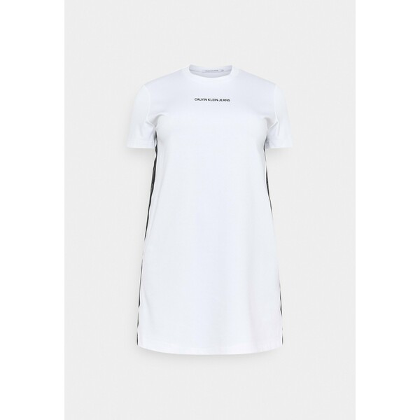 Calvin Klein Jeans Plus MILANO DRESS Sukienka z dżerseju bright white C2Q21C007