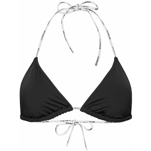 Calvin Klein Swimwear Góra od bikini Triangle KW0KW01294 Czarny