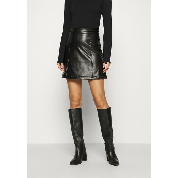Anna Field PU leather mini skirt Spódnica mini black AN621B09O