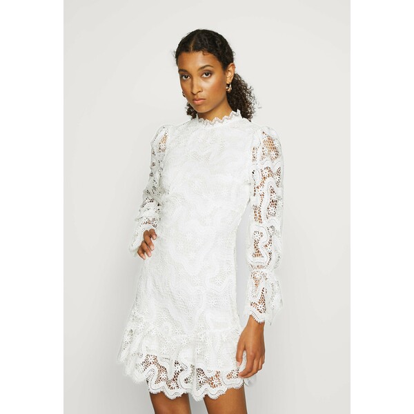 Never Fully Dressed WHITE GEORGIA MINI DRESS Sukienka letnia white NEN21C00Q