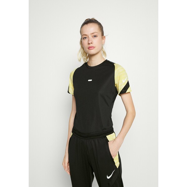 Nike Performance STRIKE T-shirt z nadrukiem saturn gold/black/white N1241D1D1