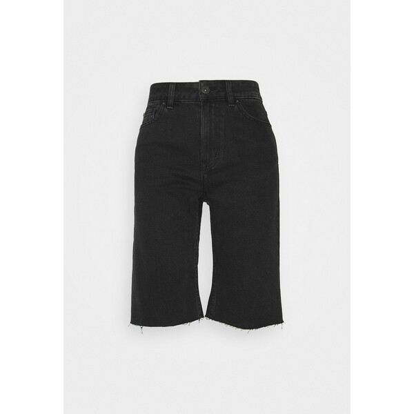ONLY Tall ONLEMILY RAW Szorty jeansowe black OND21S00O