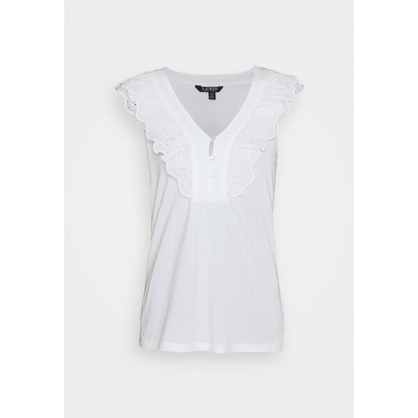 Lauren Ralph Lauren BIZETH SLEEVELESS T-shirt basic white L4221D0GA
