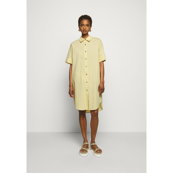 Holzweiler LAFAY DRESS Sukienka koszulowa light yellow HO021C028