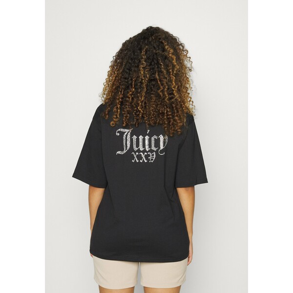 Juicy Couture NUMERAL T-shirt z nadrukiem black JU721D01O