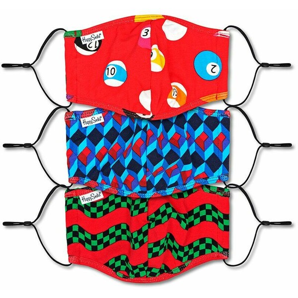 Happy Socks Maseczka ochronna wielorazowego użytku (3-PACK) MIX126.4300