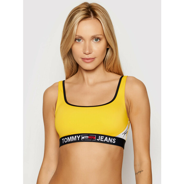 Tommy Jeans Góra od bikini UW0UW02940 Żółty